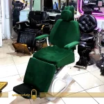 صندلی برقی مخمل سبز
