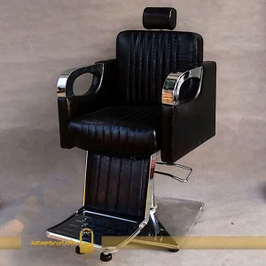 صندلی پدالی سلین چرم مشکی