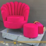 ست پدیکور صدفی رنگ سرخابی