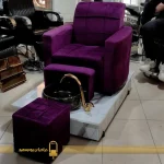 ست پدیکور کلاسیک بنفش