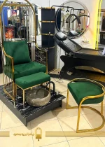 ست پدیکور چتری سبز درباری