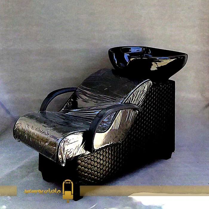 سرشور خوابیده بغل چرم مشکی