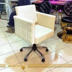 صندلی کوپ مربعی کرم روشن