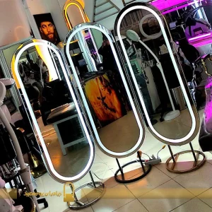 آینه کپسولی پایه گرد