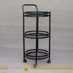 ترولی فلزی سه طبقه