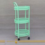 ترولی فلزی سه طبقه - Image 6