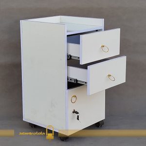 ترولی دو کشو و کمد دار